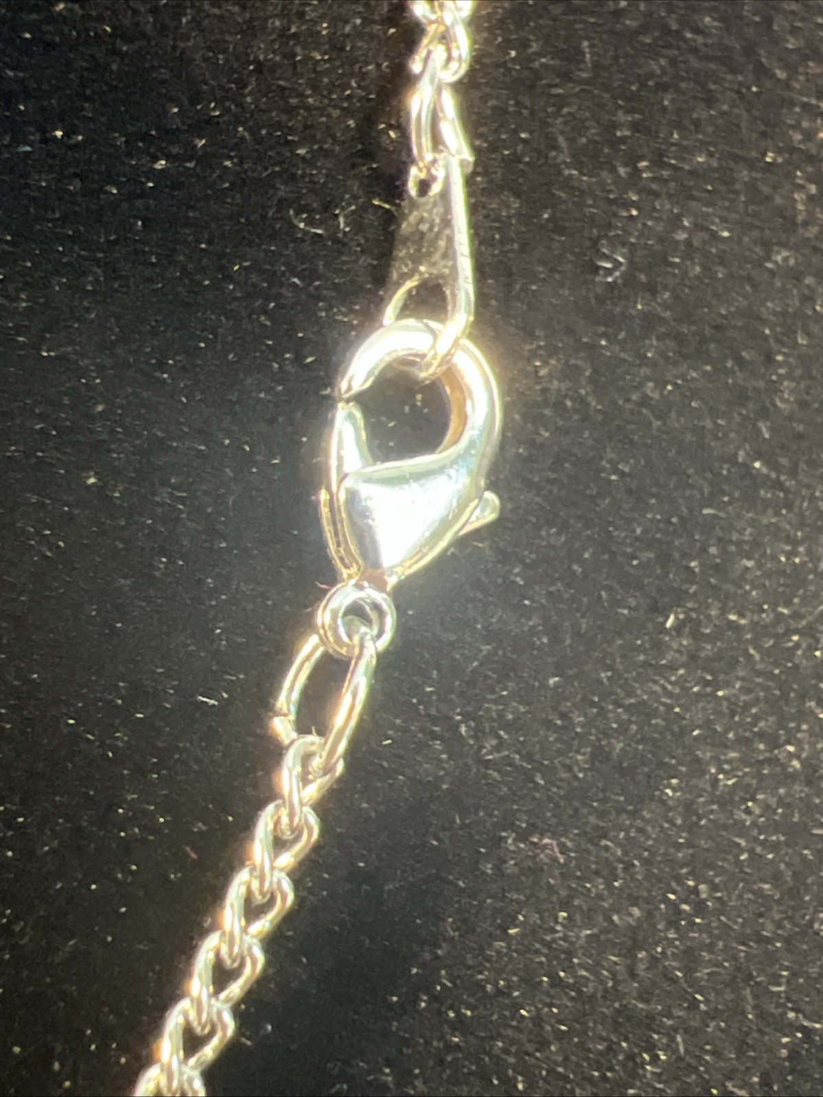 Vintage Mermaid Necklace Silver Toned Chain And Lobster Claw Clasp