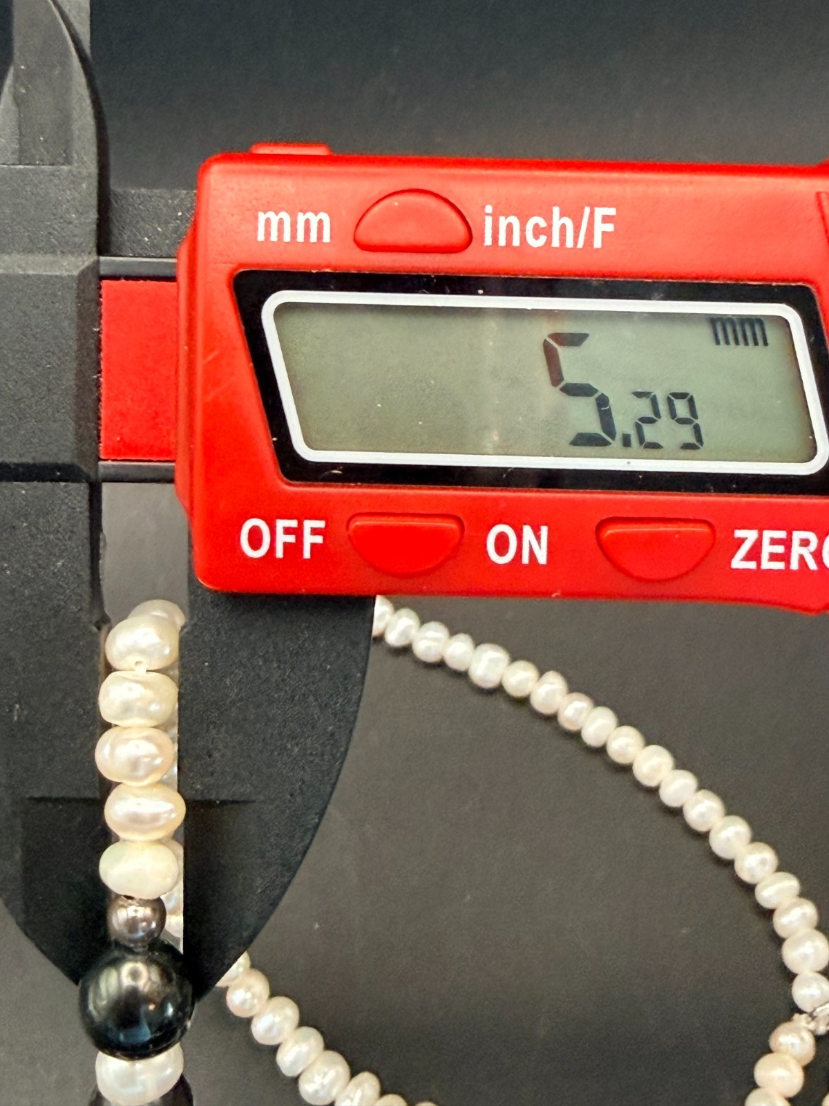 Vintage 925 FAS Real Pearl Necklace • Double‑Strand White & Dark Pearls