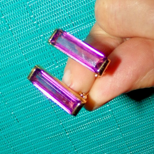 JOMAZ signed earrings with gorgeous stones-SIMPLE AND AMAZING!!!!