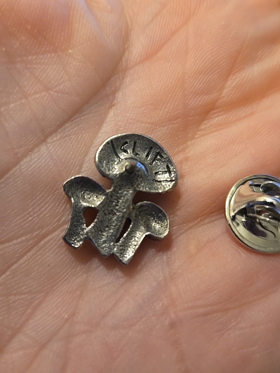 Mushrooms Silver Tone Metal Pin- Signed – Jim Clift