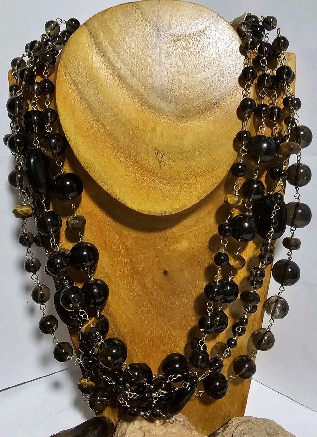 Japan Austria West Germany Glass Plastic Beaded Huge Lot Necklace Earrings