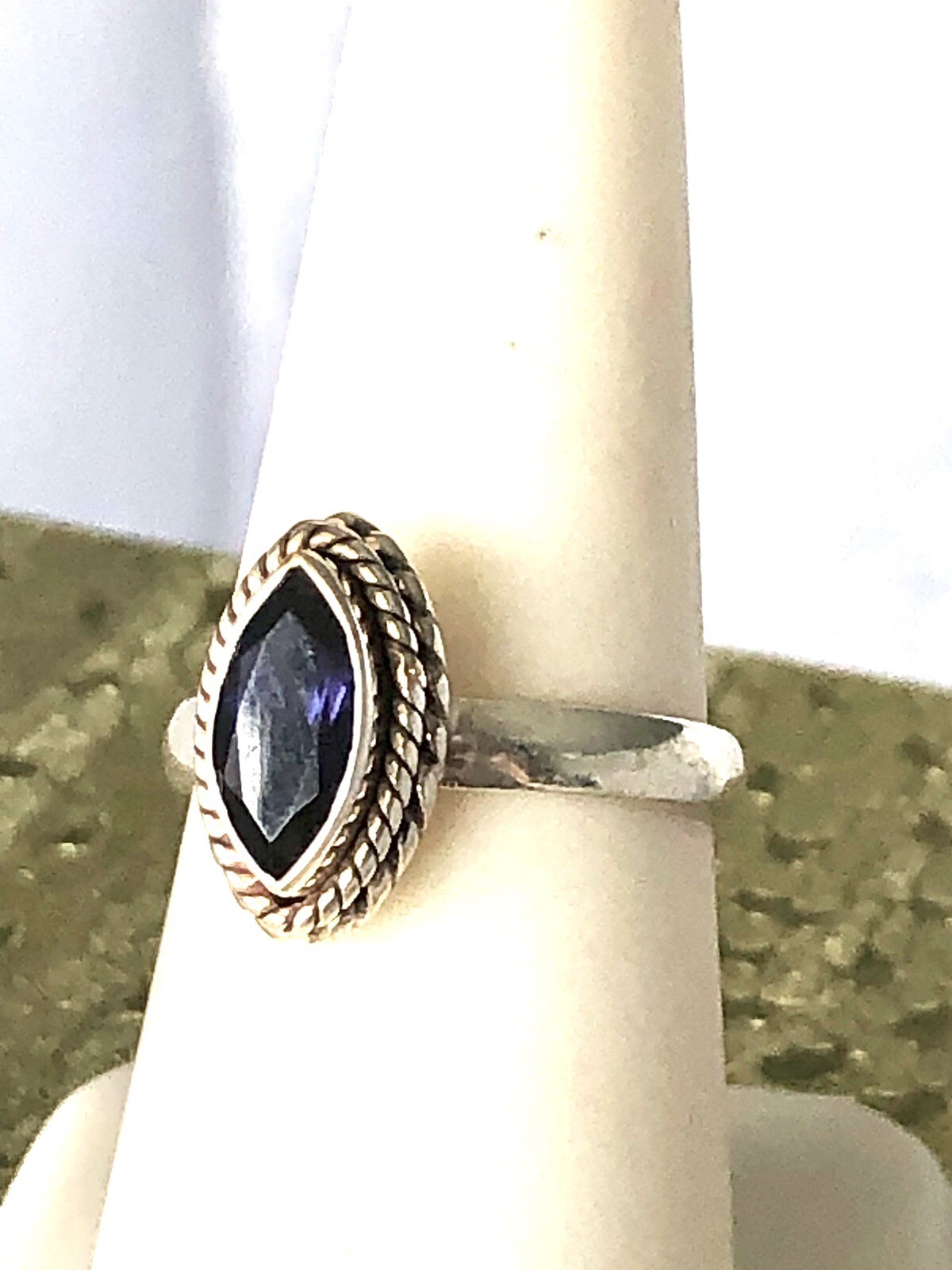 Vintage Iolite Sterling Silver Ring