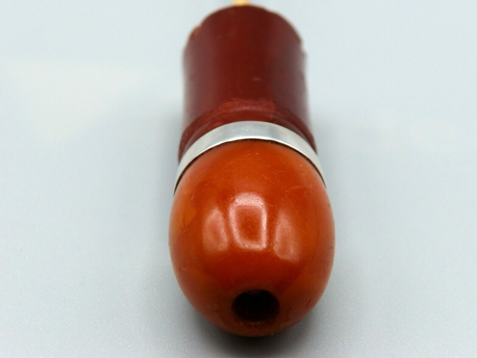 Old Real Antique Natural Amber Stone Pipe Mouthpiece Hookah Very Rare Collection