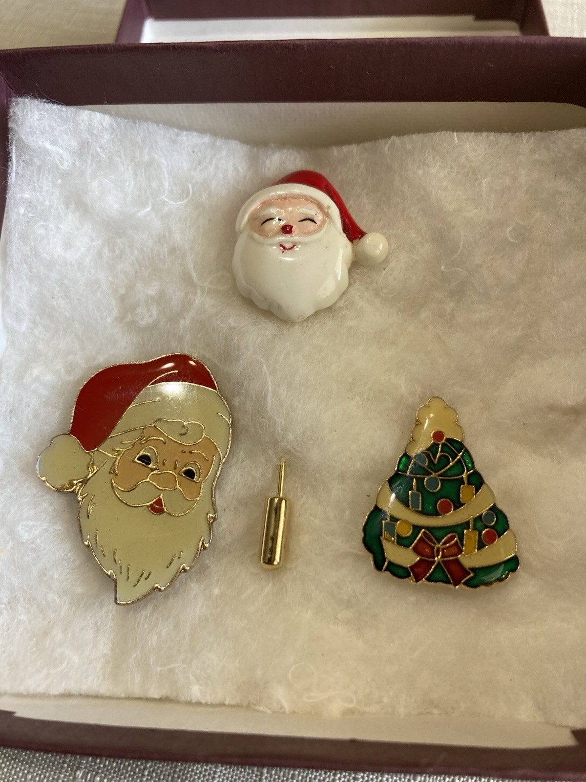 Vintage Holiday Pins, Collection of 3