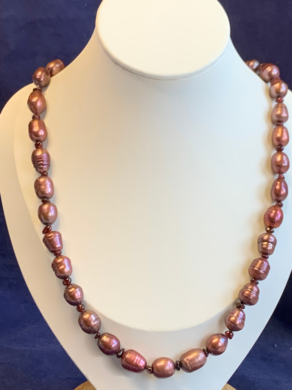 Vtg Pearl Jewelry Lot 19″ Necklace & Bracelets Multicolor AIL Aluma USA Inc