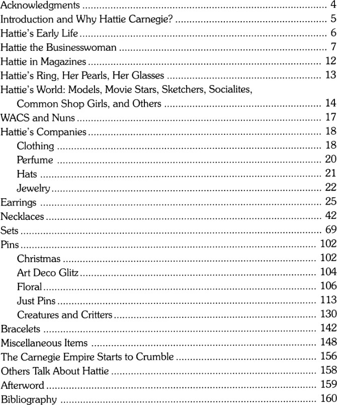 Hattie Carnegie Jewelry Book Costume Rhinestone