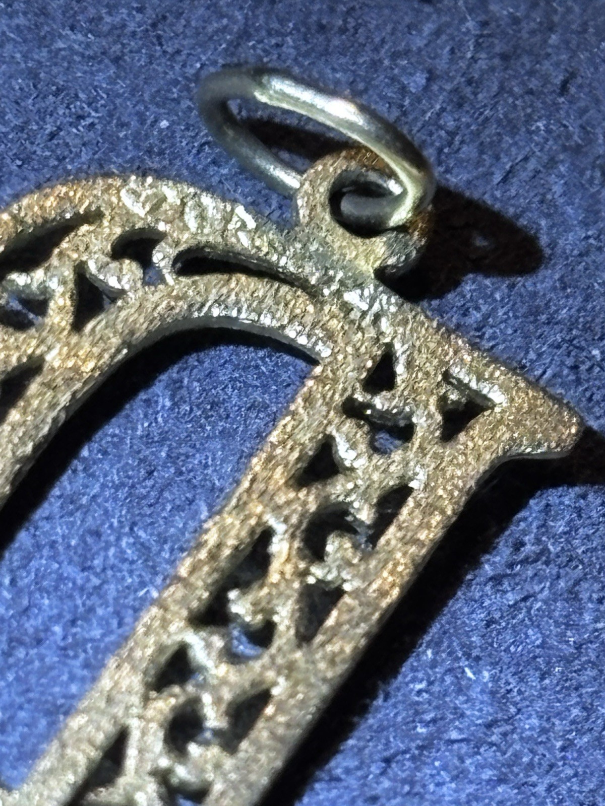 Ornate Filigree D Charm 14 K Deborah,Deb,Dana,Danielle, Darla,Donna,Dena,Davina