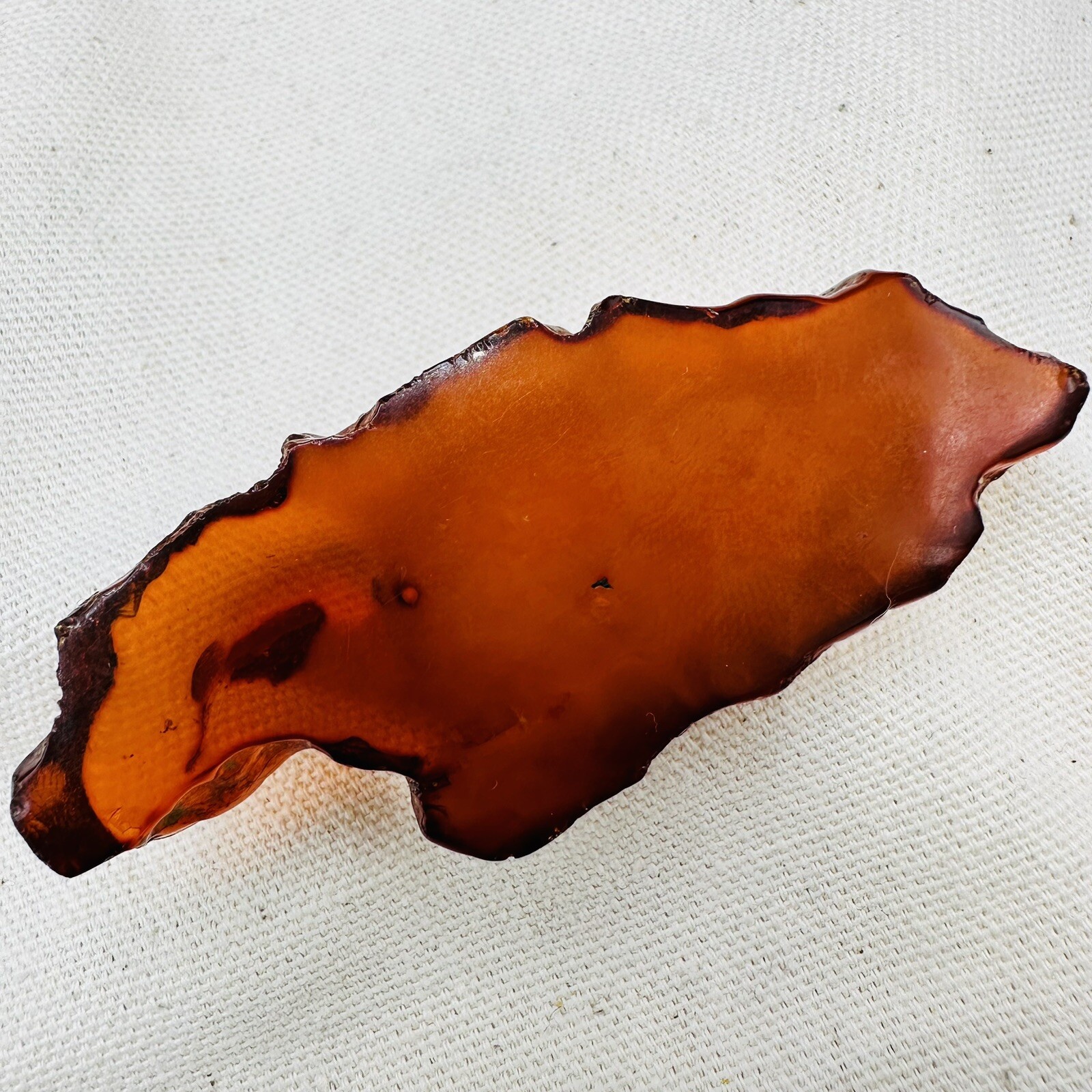 Vintage Genuine Baltic Amber Cognac Brooch USSR 1960s