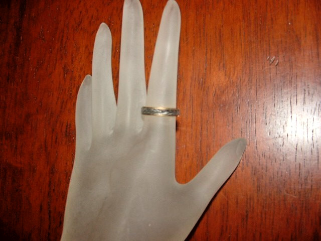 NEW Vintage 2 tone 14K Dura-Klad Gold Electroplate 2 PC. wedding set SIZE 5