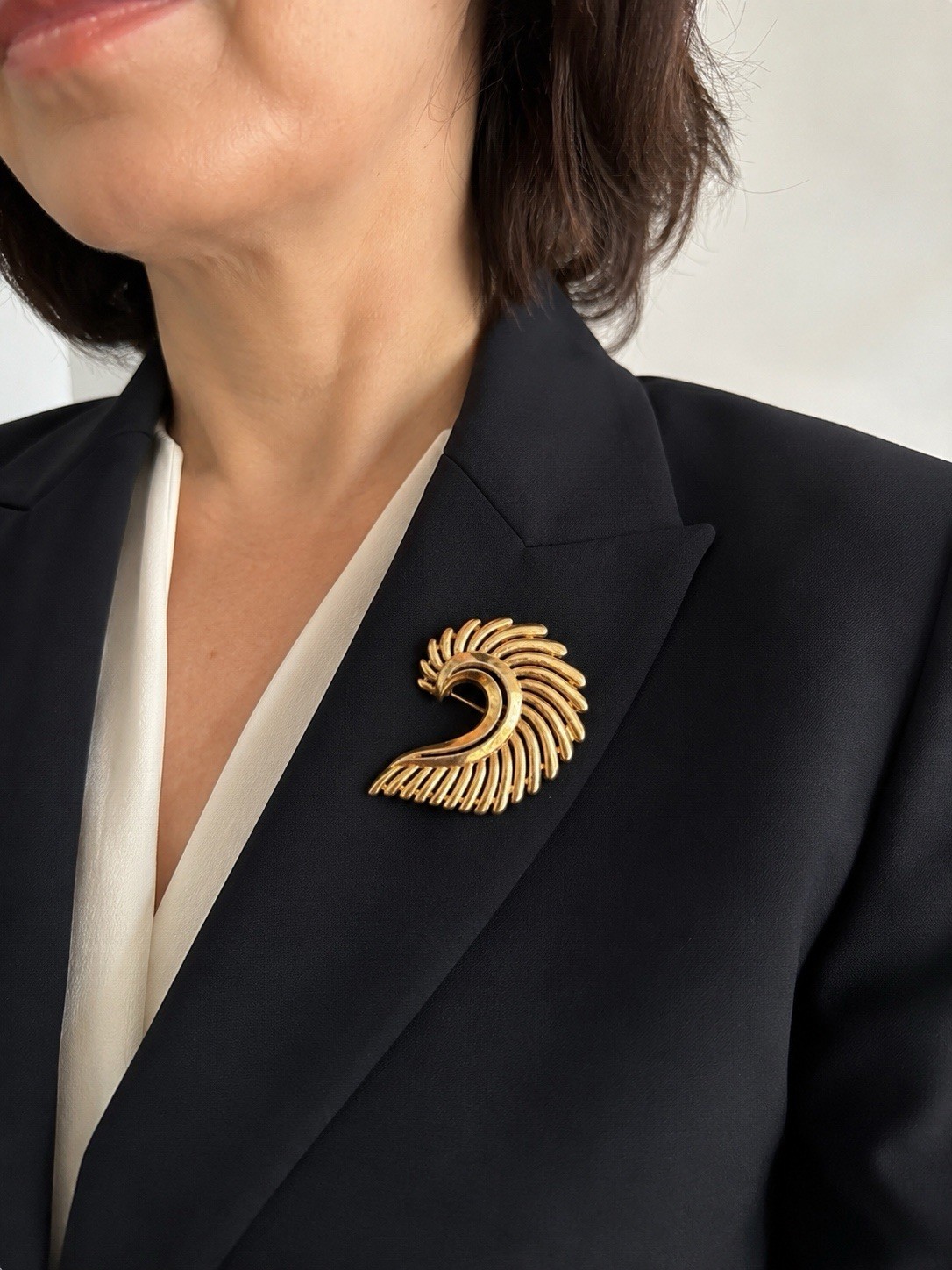 Vintage Signed Trifari Brooch