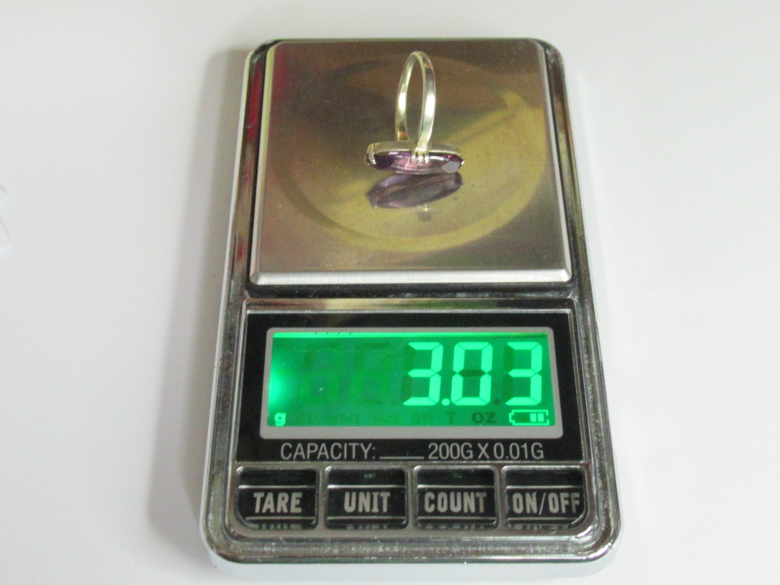 Vintage USSR sterling silver ring 875 star, alexandrite, 3,03 gr, ring size 6.
