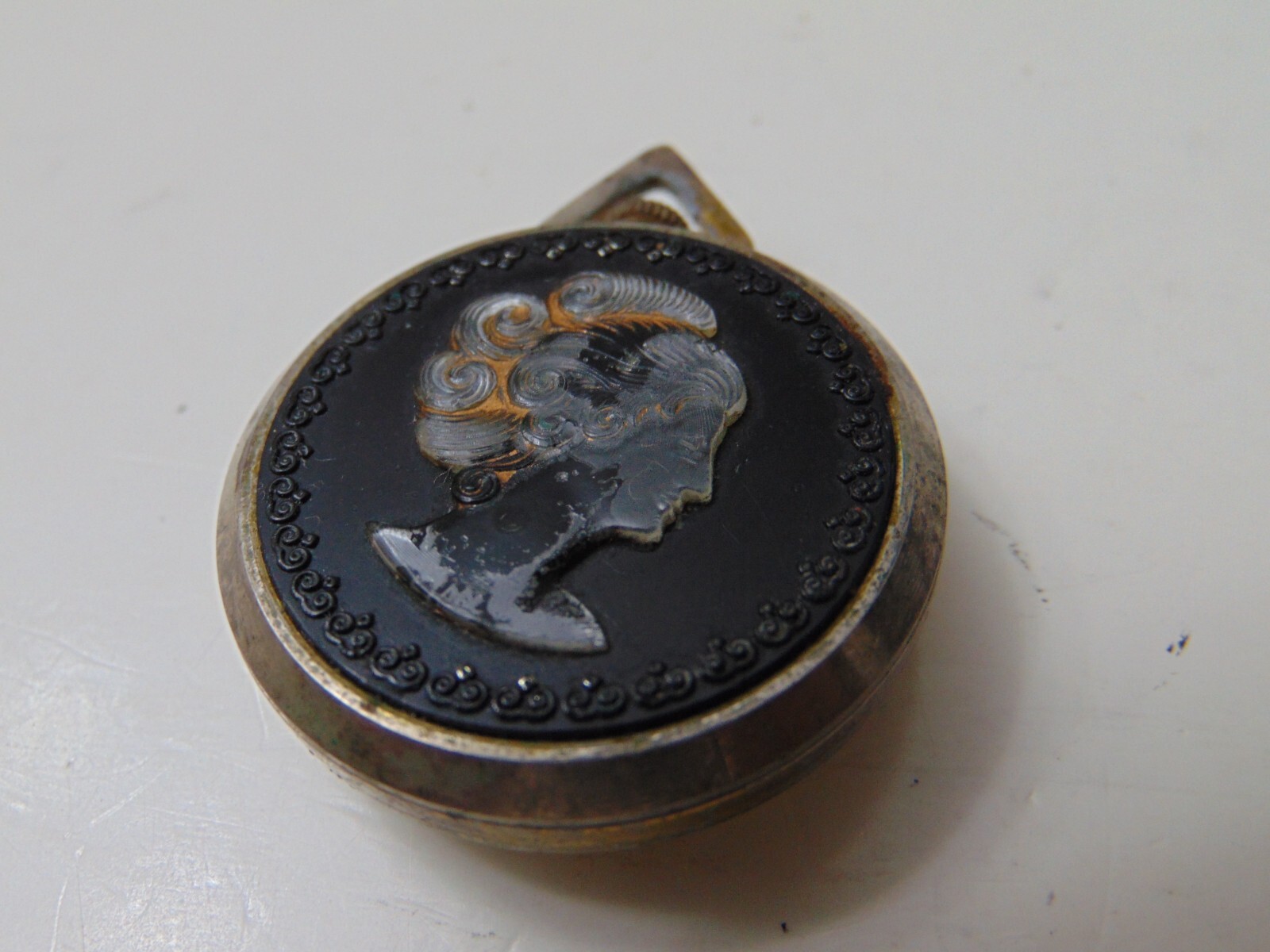 Vintage Cameo Lucerne Swiss Made Necklace Pendant Manual Windup Mechanical Watch