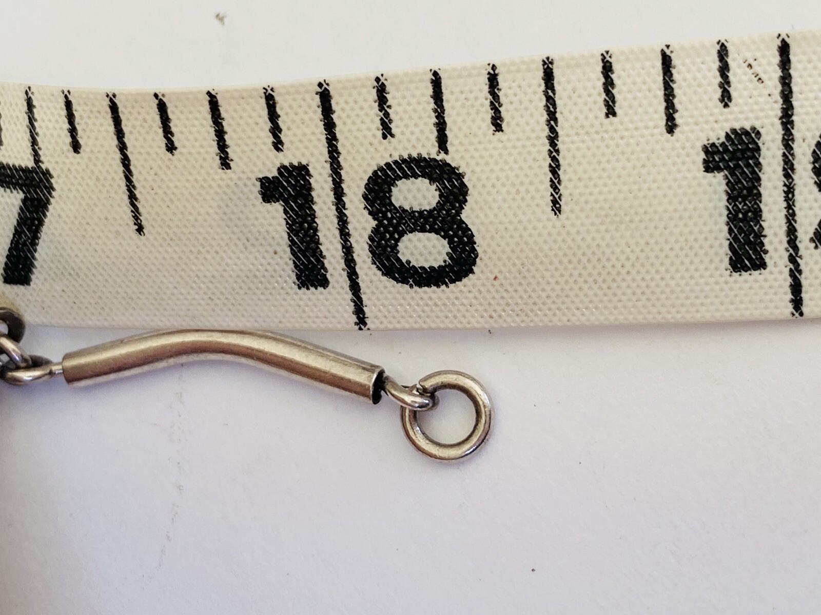 Vintage Sterling Silver Modernist Bar & Ball Bead Station Link Necklace 16-Grams