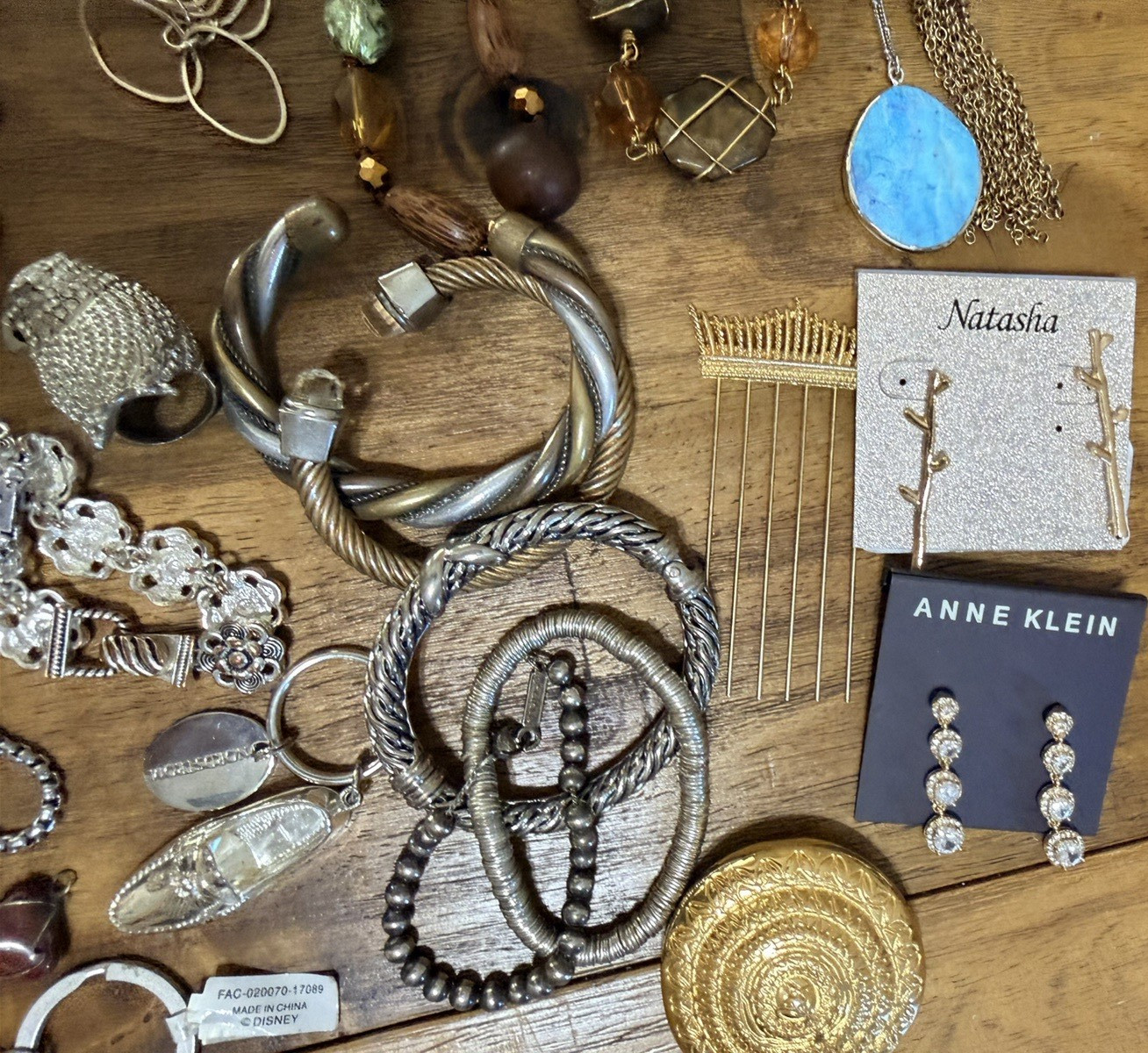 Vintage Modern Costume 99 Pieces Jewelry Lot Signed Necklace Earrings Broach