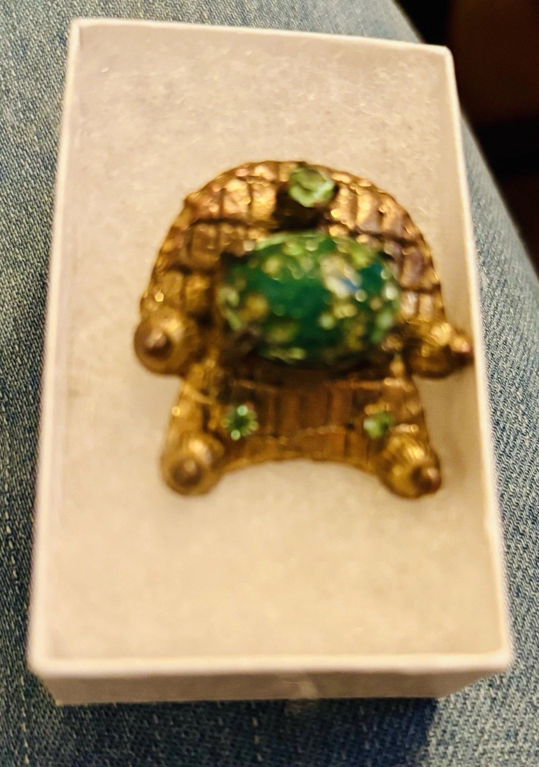 Strange Unique Vintage Brooch Scarf Clip Not Really Sure But It’s A Fun Piece