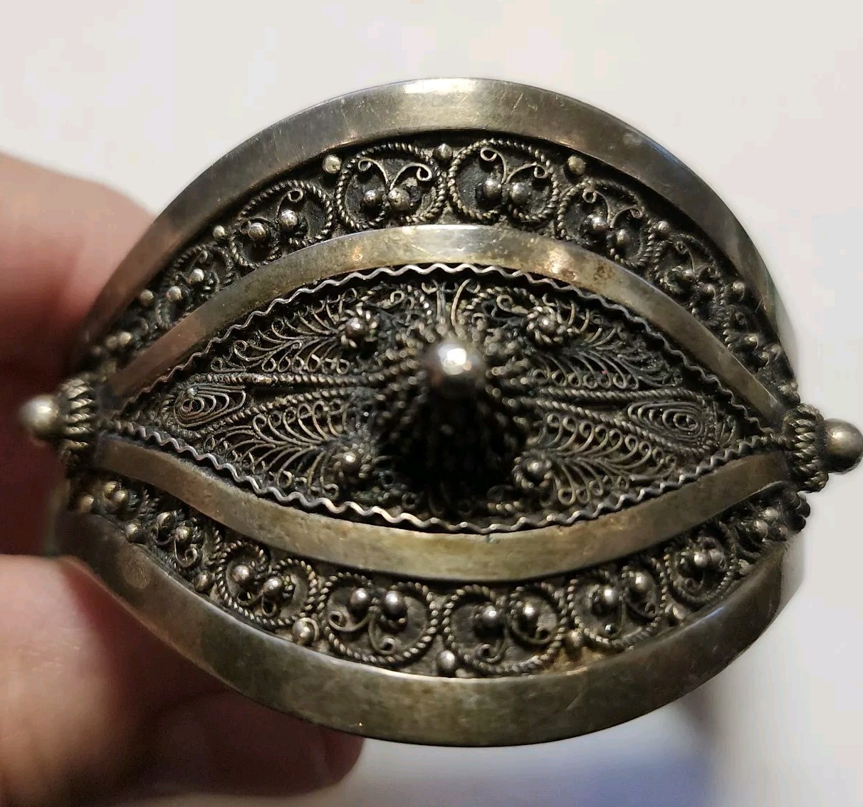 Vintage Berber Bracelet Kabe 850 Silver Morocco
