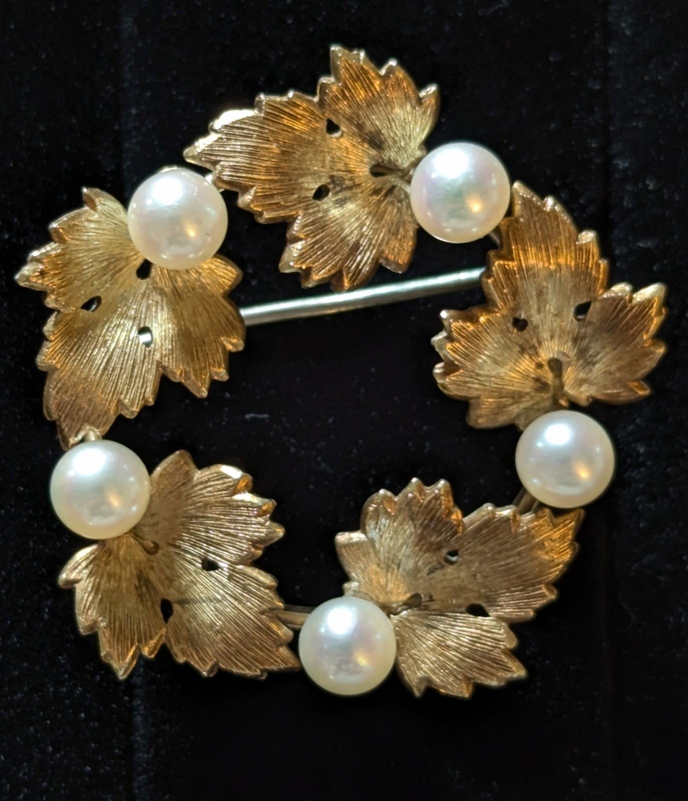 Vintage Krementz Lot Gold Tone -Necklace & Earring Set, Bracelet, Three Brooches