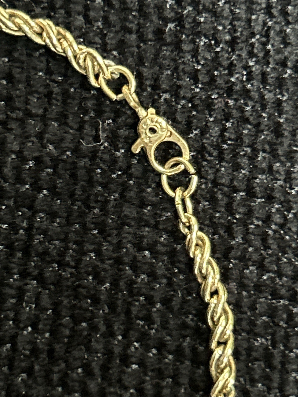 Vintage Monet Double V Neck Swirl Choker Necklace Two Tone Gold Off White Signed