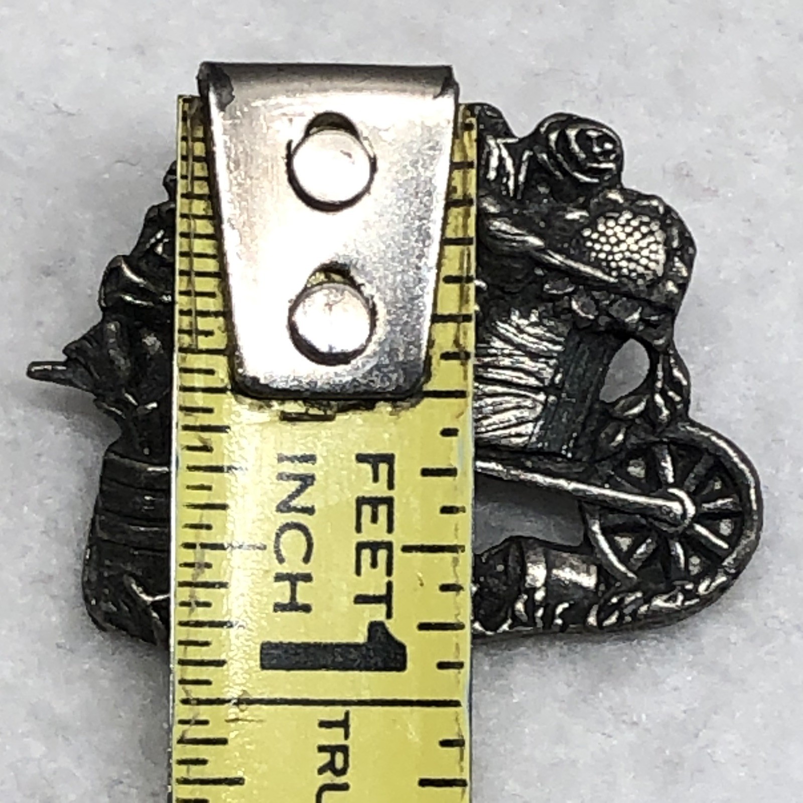 Wheelbarrow Cart With Roses Birds And Blooms Pin Brooch Garden Lim Ed Vtg 2001