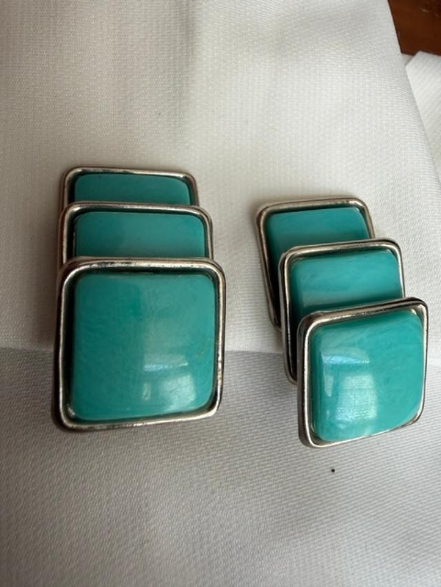 Unbranded vintage 1980s–1990s geometric statement earrings