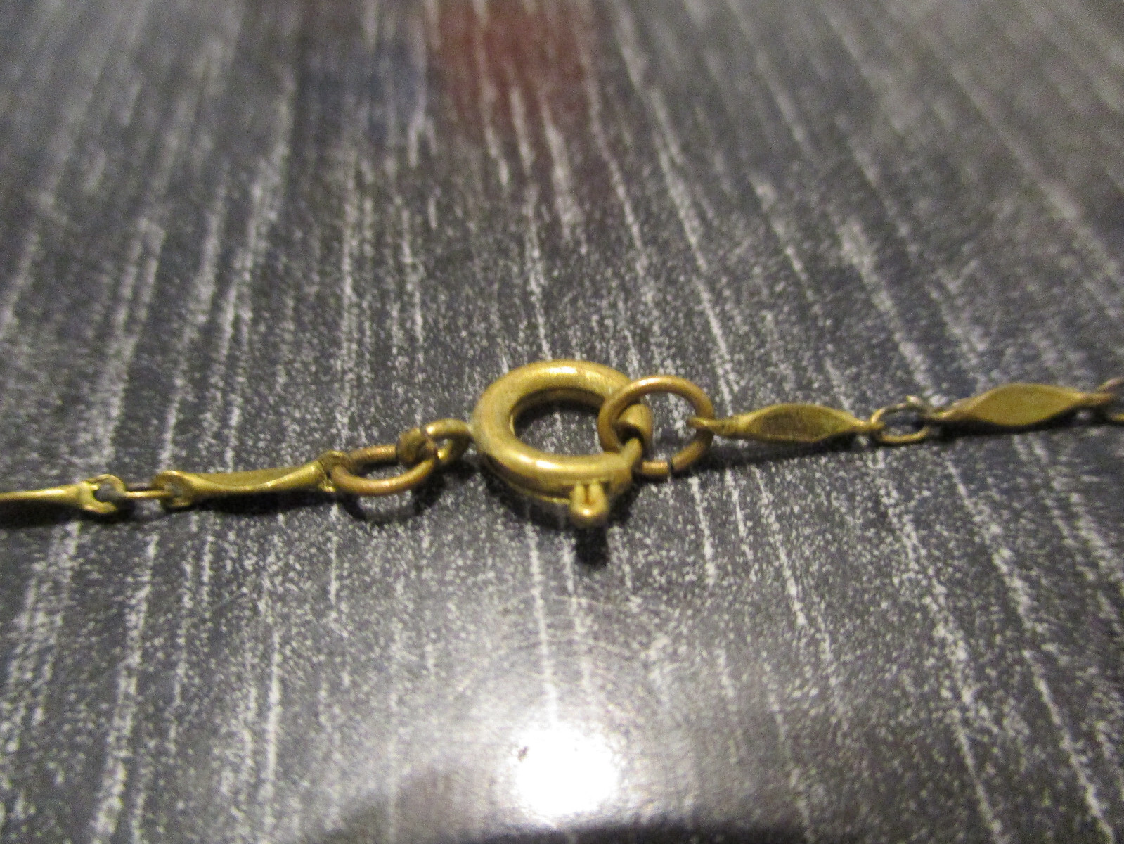Antique Victorian Edwardian Vintage Dangle Drop Molded Glass Foil Back Necklace
