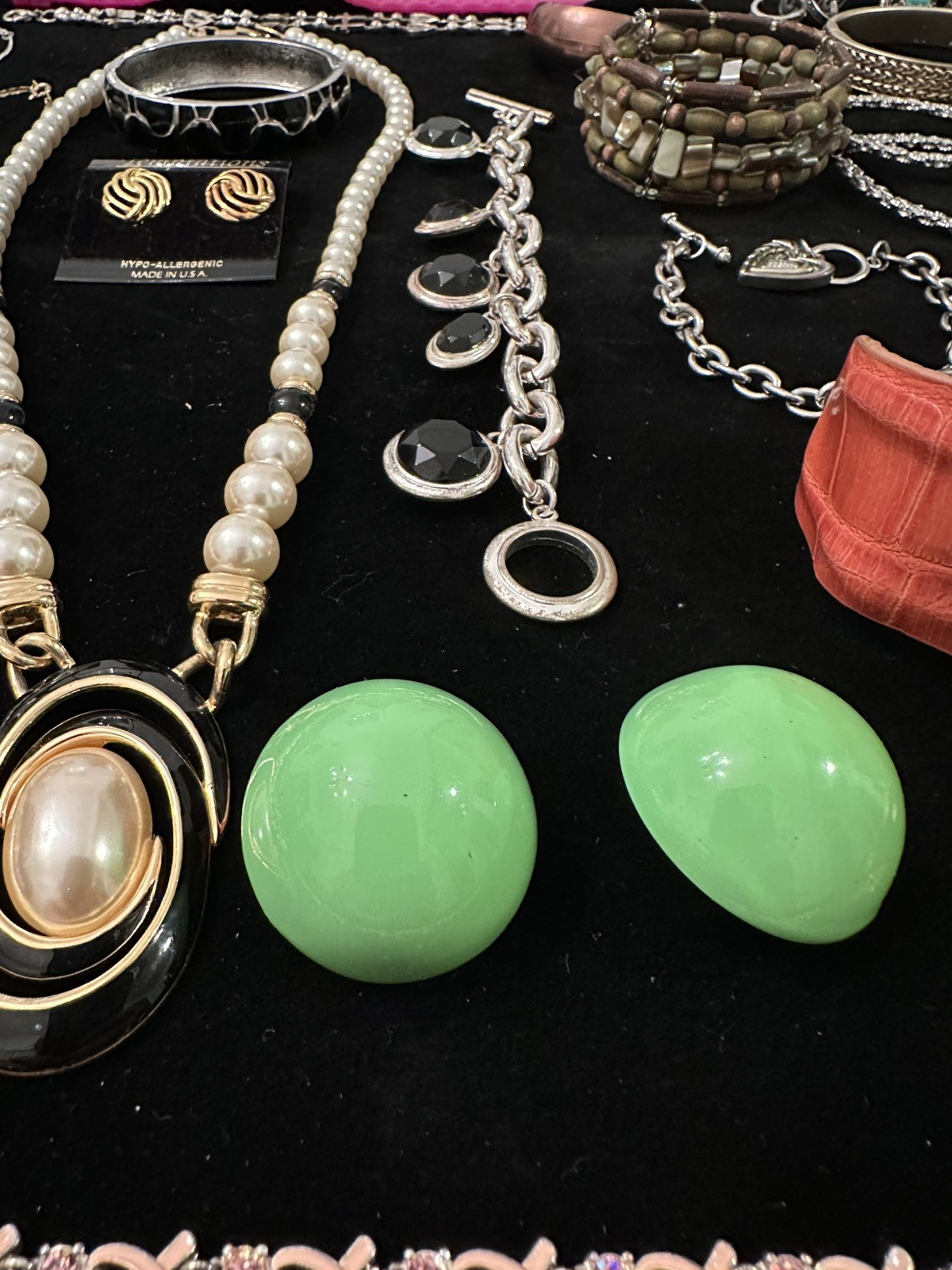 Vintage Costume Jewelry & Watches ALL WEARABLE used Lot Some Signed
