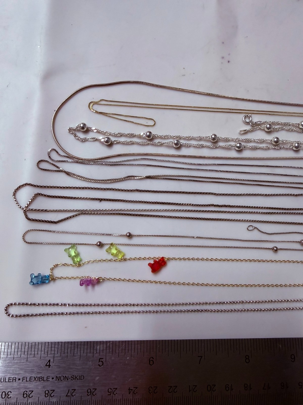 Collection Lot Amazing Vintage and Modern Sterling Silver Necklaces #Decor – W7