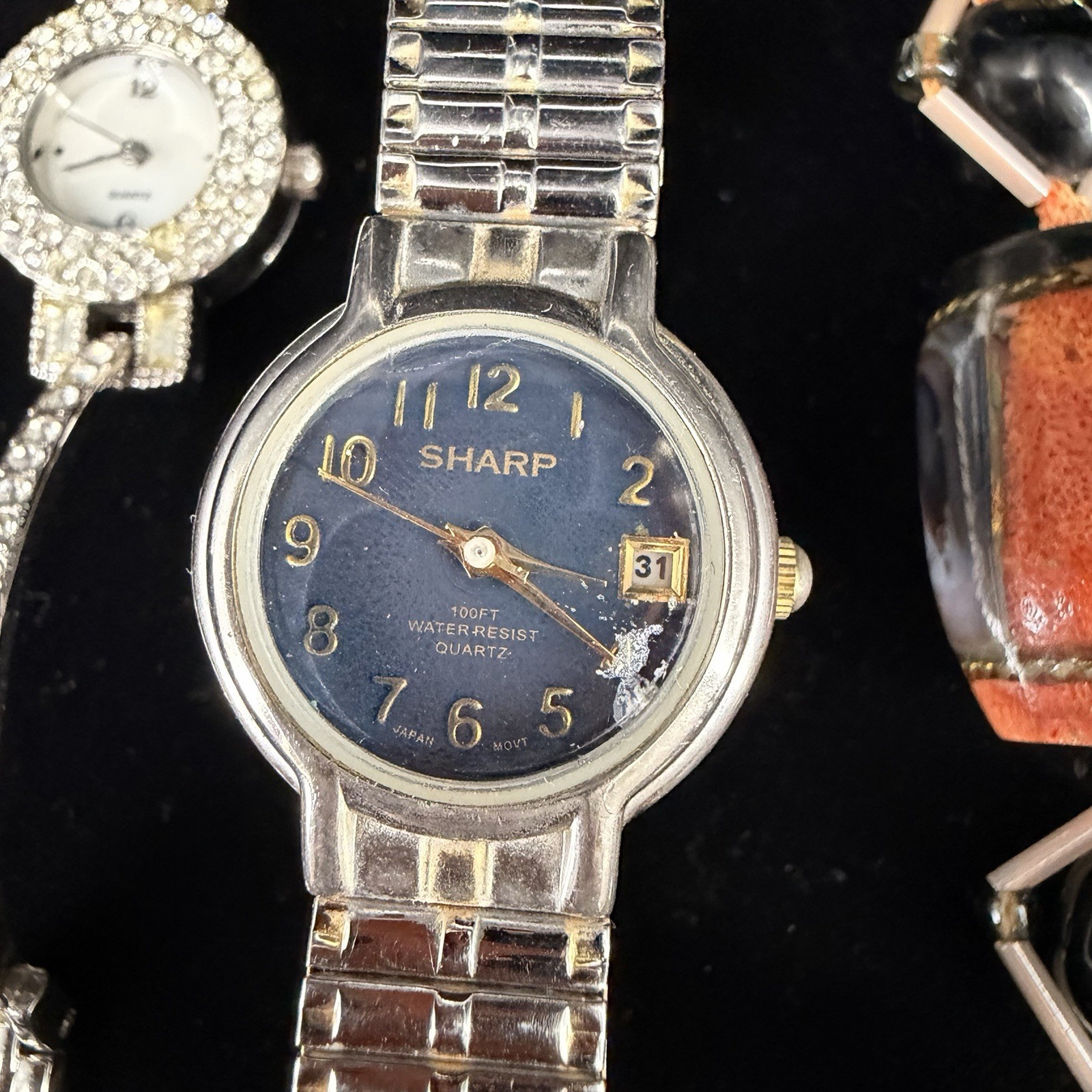 Vintage Jewelry Craft Repair Lot 14K Gold Silver Watches Cufflinks