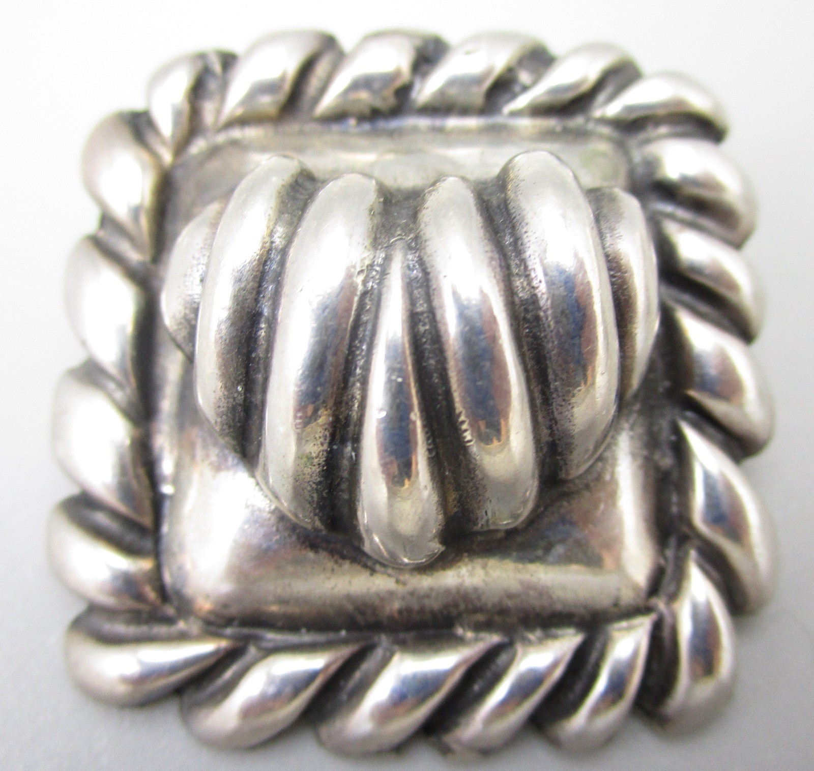 DIAN MALOUF STERLING SILVER 1 1/4″ PUFFY HEART PENDANT ENHANCER – 15G