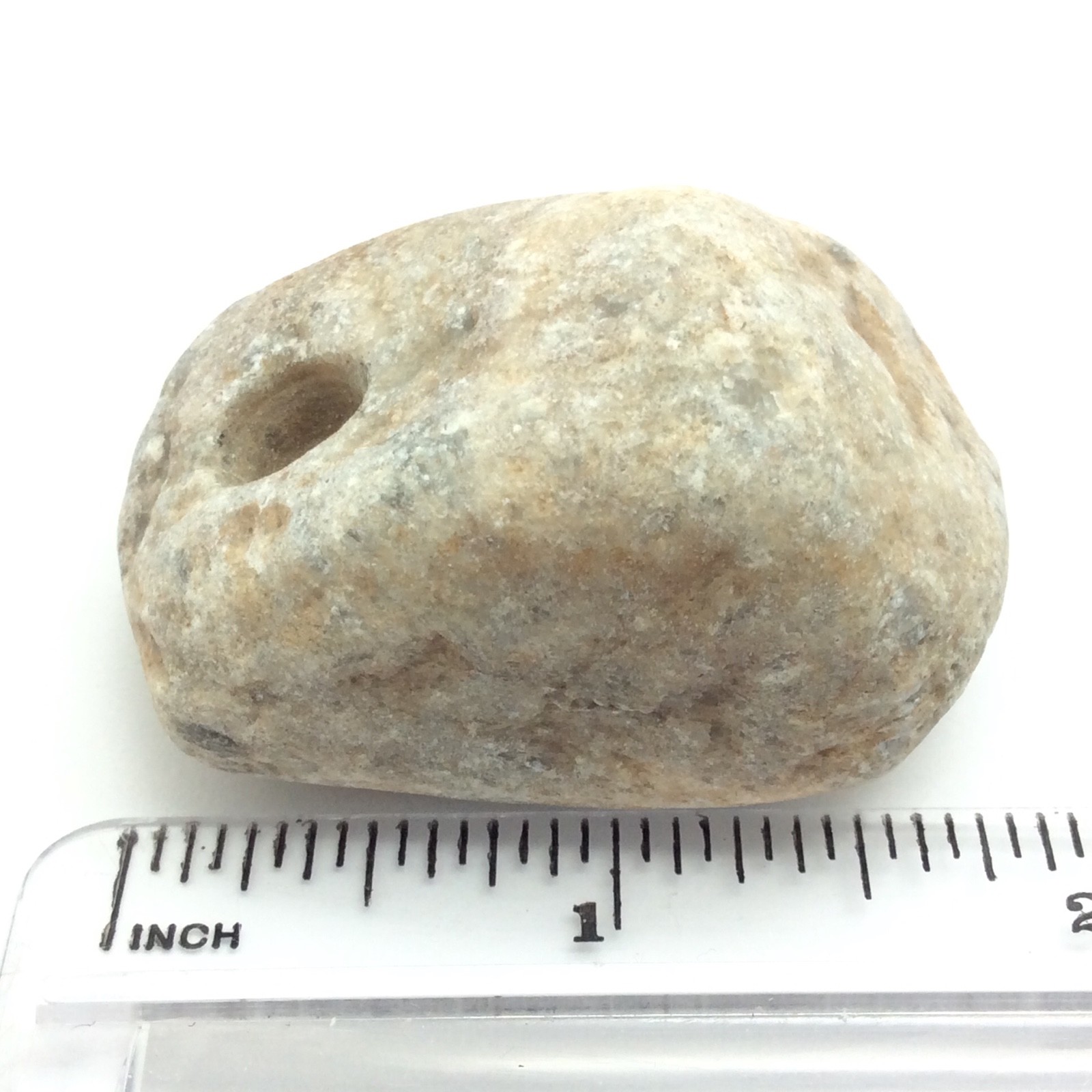 Calcified Mezcala Jadeite Jade Bead Pendant Pre Columbiian Guerrero Mexico #20
