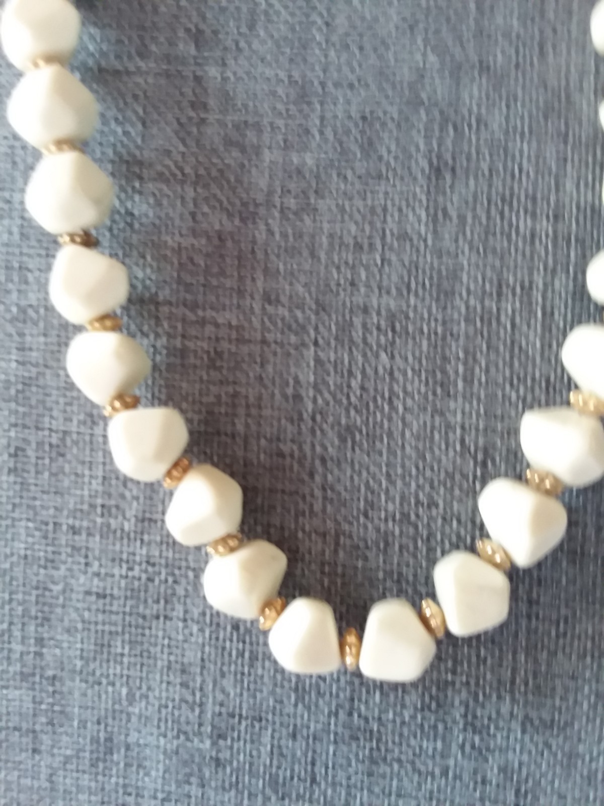 Lot Of 8 Pink, Peach,& off White Costume Jewelry Necklaces Plastic
