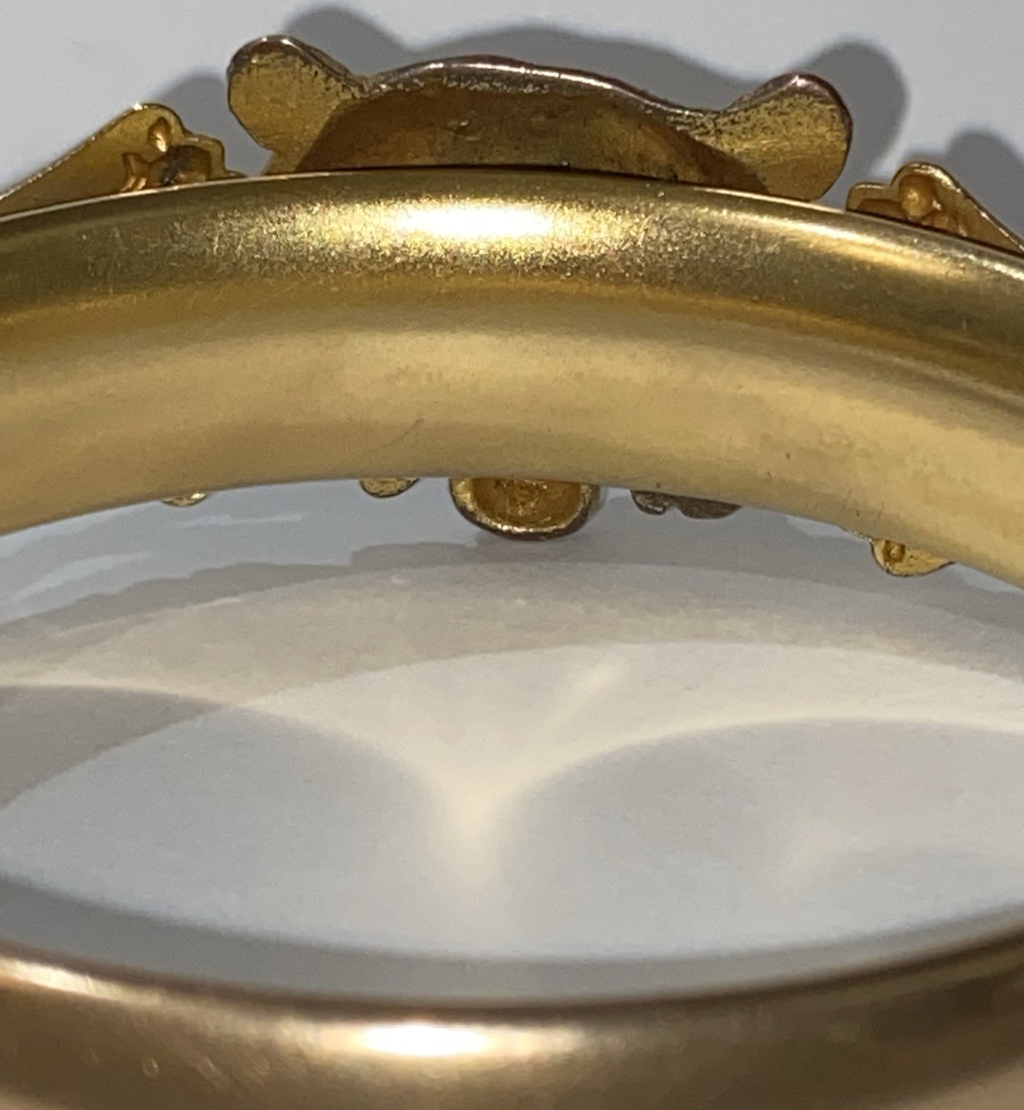 PROVIDENCE STOCK CO. CA. 1908 LION’S HEAD VICTORIAN GOLD FILLED BRACELET-7”WRIST