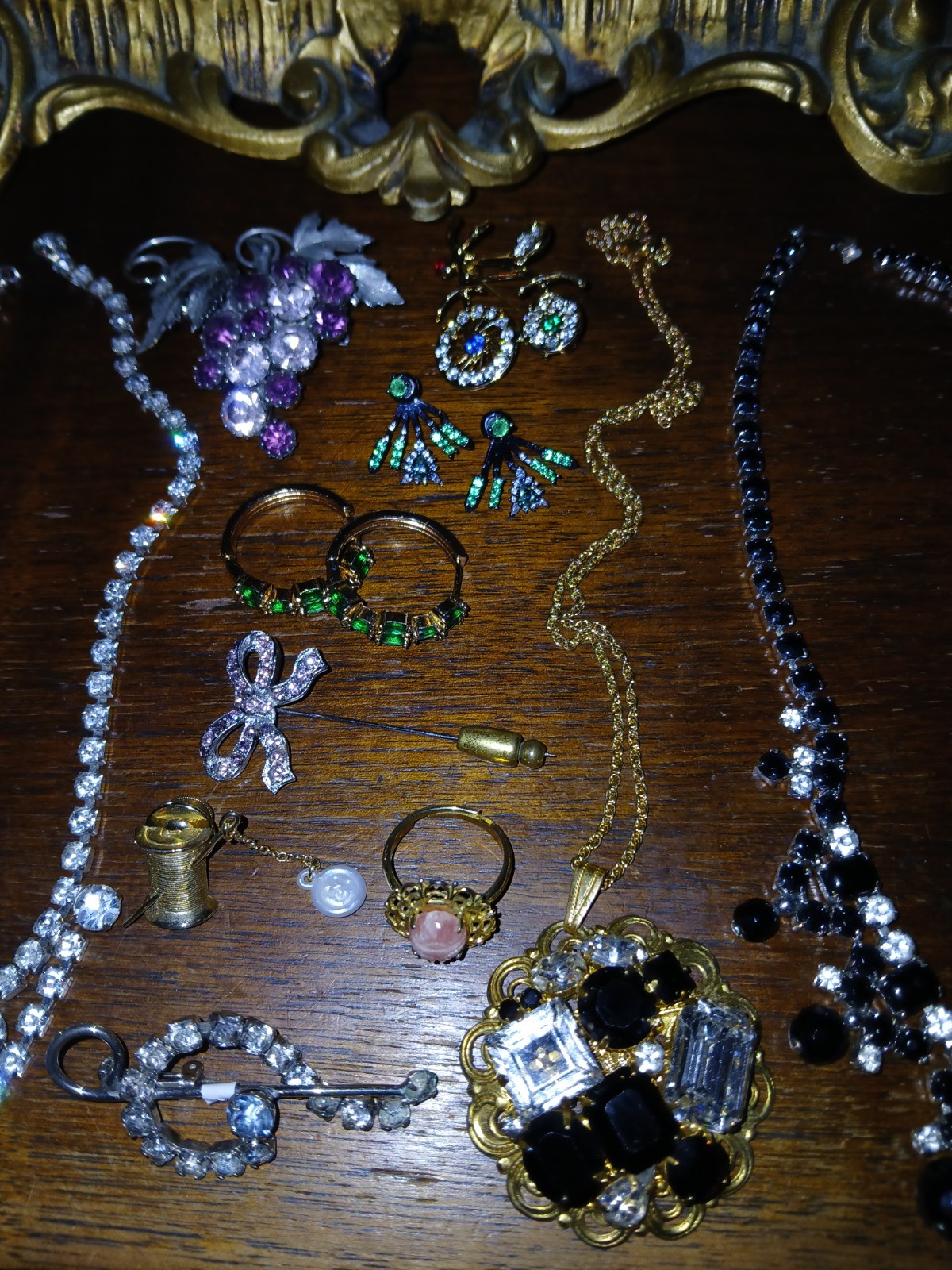 Vintage Rhinestone Jewelry Lot