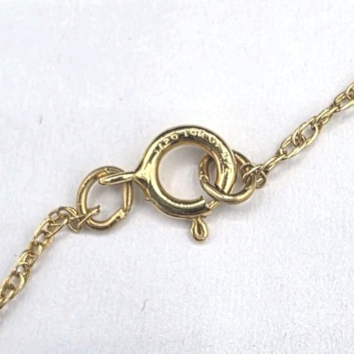 Aurora Borealis Angel Pendant on 14kt Yellow Gold-Filled Chain