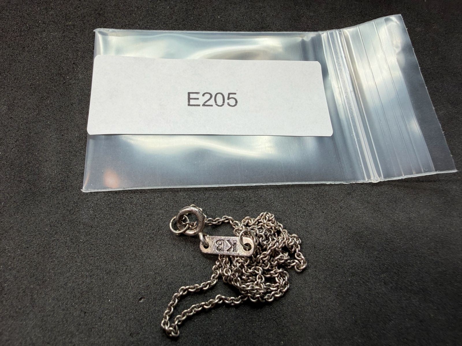 4.01g Vintage Sterling Silver 925 Rolo Link Chain Necklace 18 in M