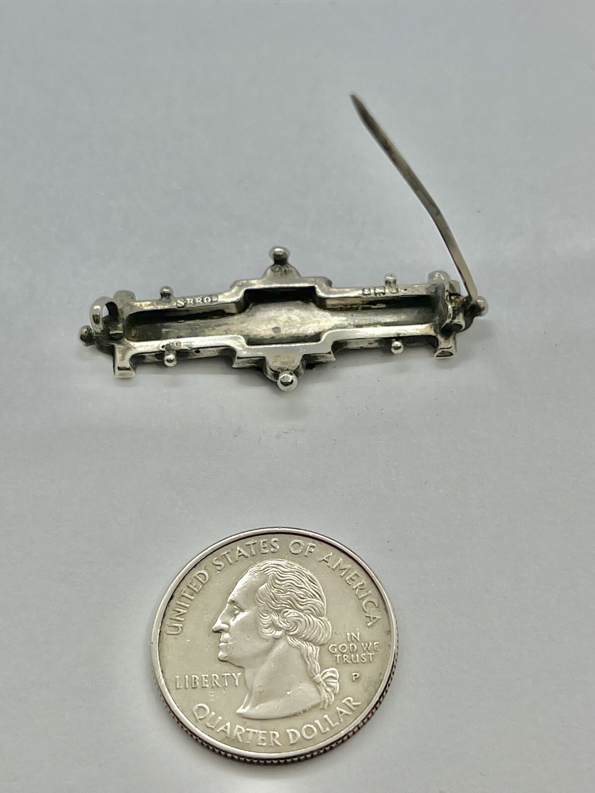 Victorian Sweetheart Love Birds & Entwined Hearts Sterling Hallmarked Brooch