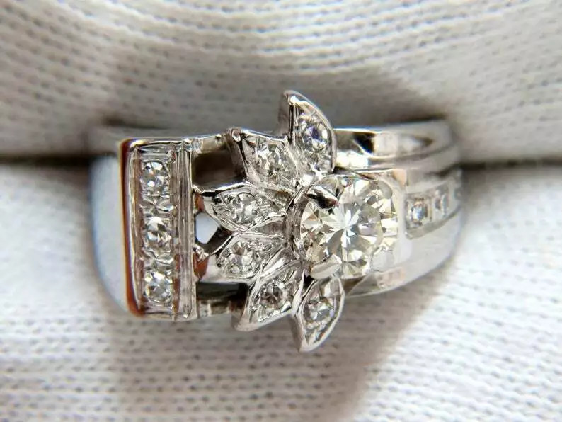 Victorian Revival 0.78CT Brilliant Round Cut Cubic Zirconia Amazing Women’s Band