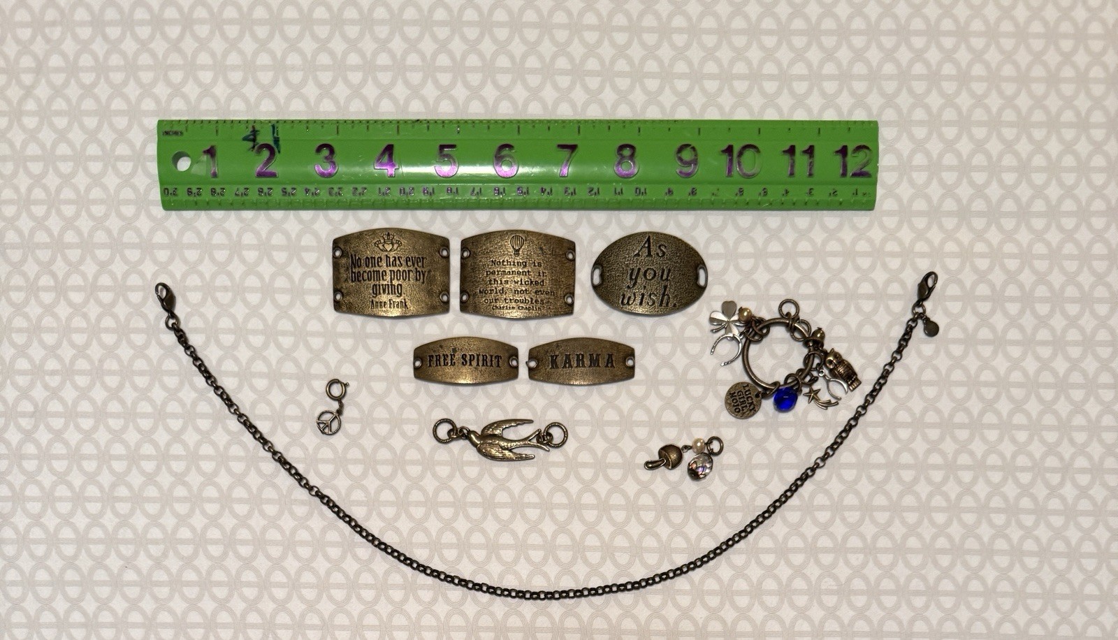 Lenny & Eva 17 Piece Jewelry Lot Silver & Brass