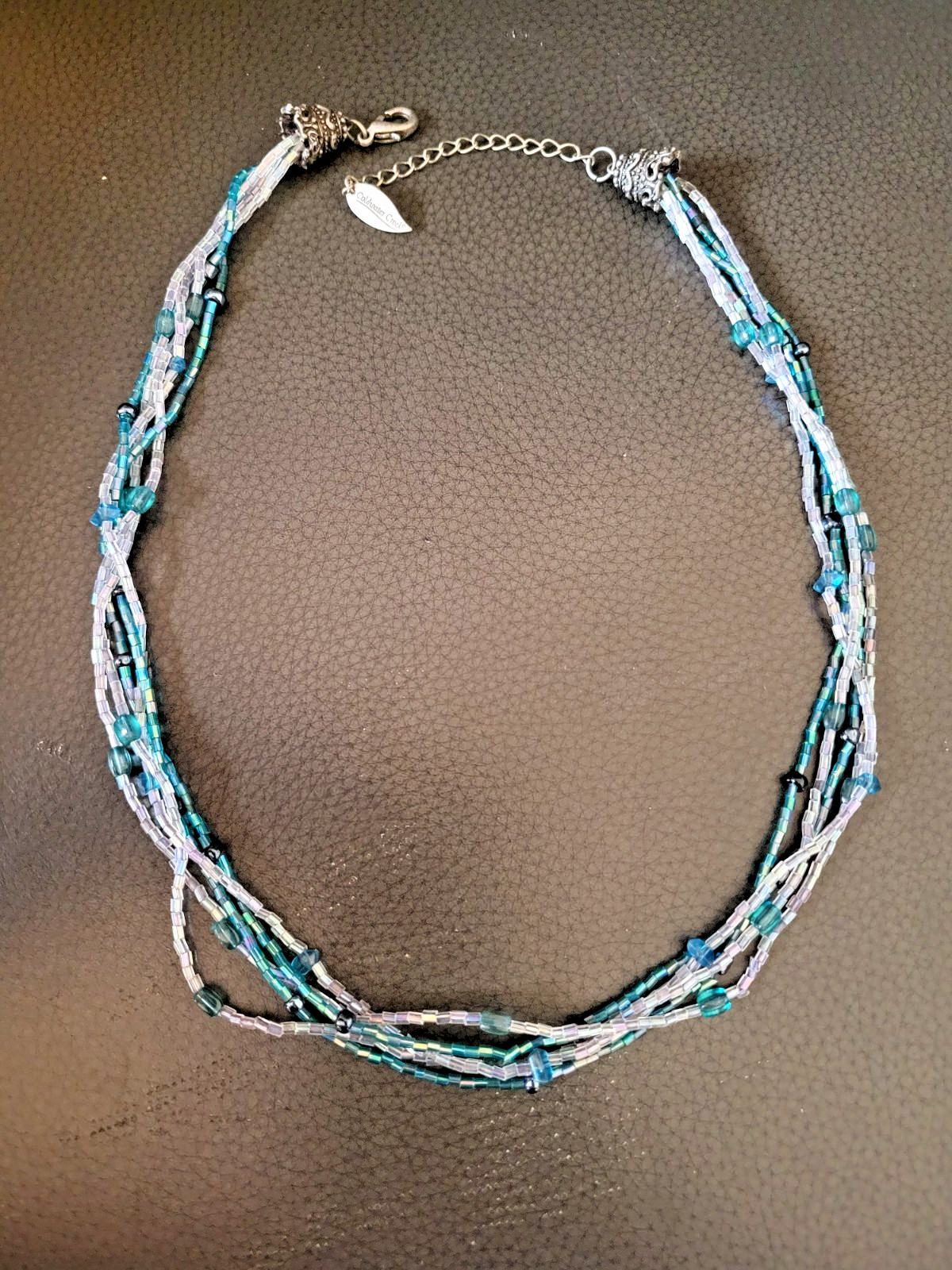 Vintage Coldwater Creek 5 strand Beaded Necklace