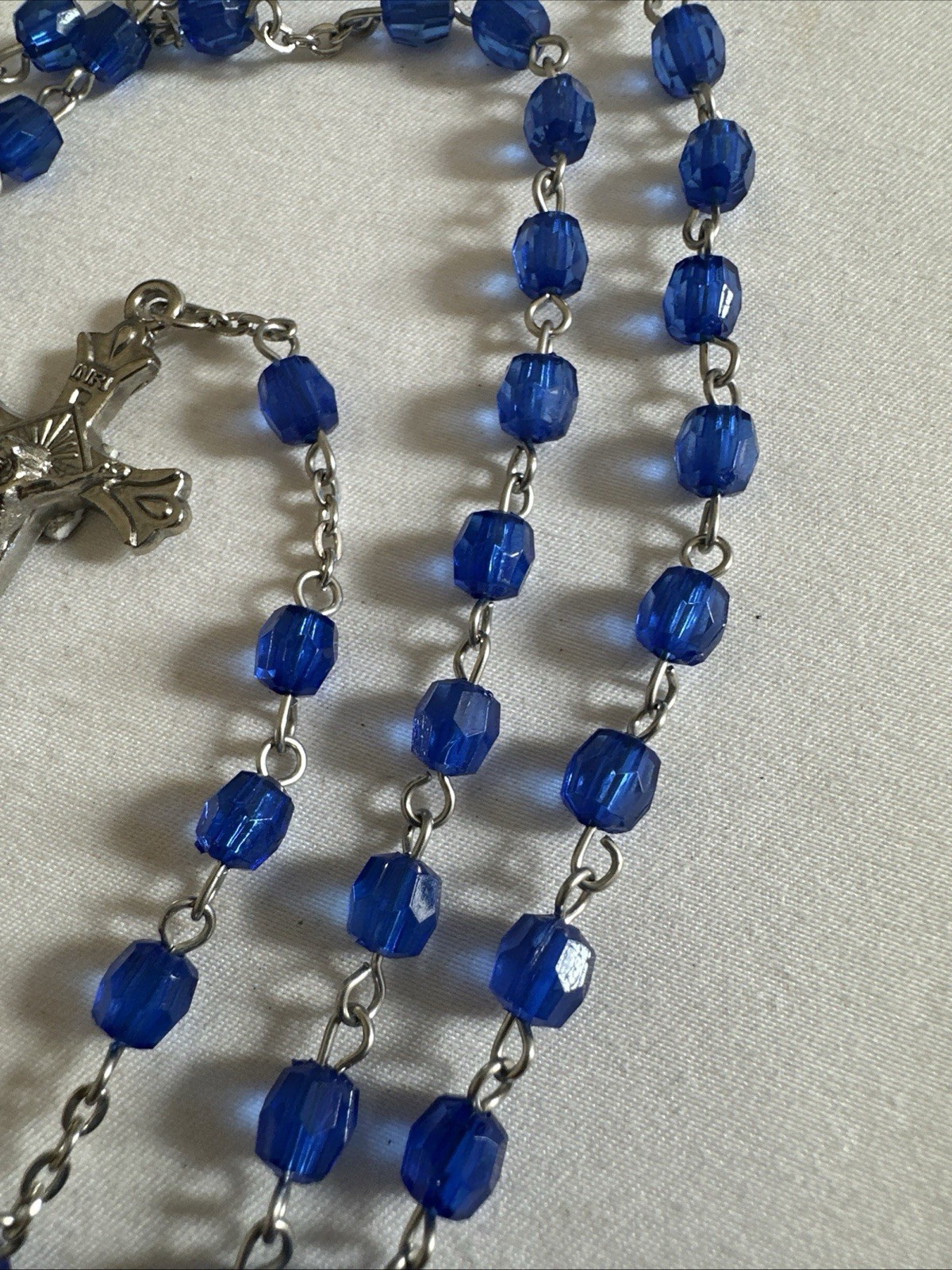 Vintage Rosary Rosaries Catholic Cross Crucifix Religious Prayer Beads Jewelry