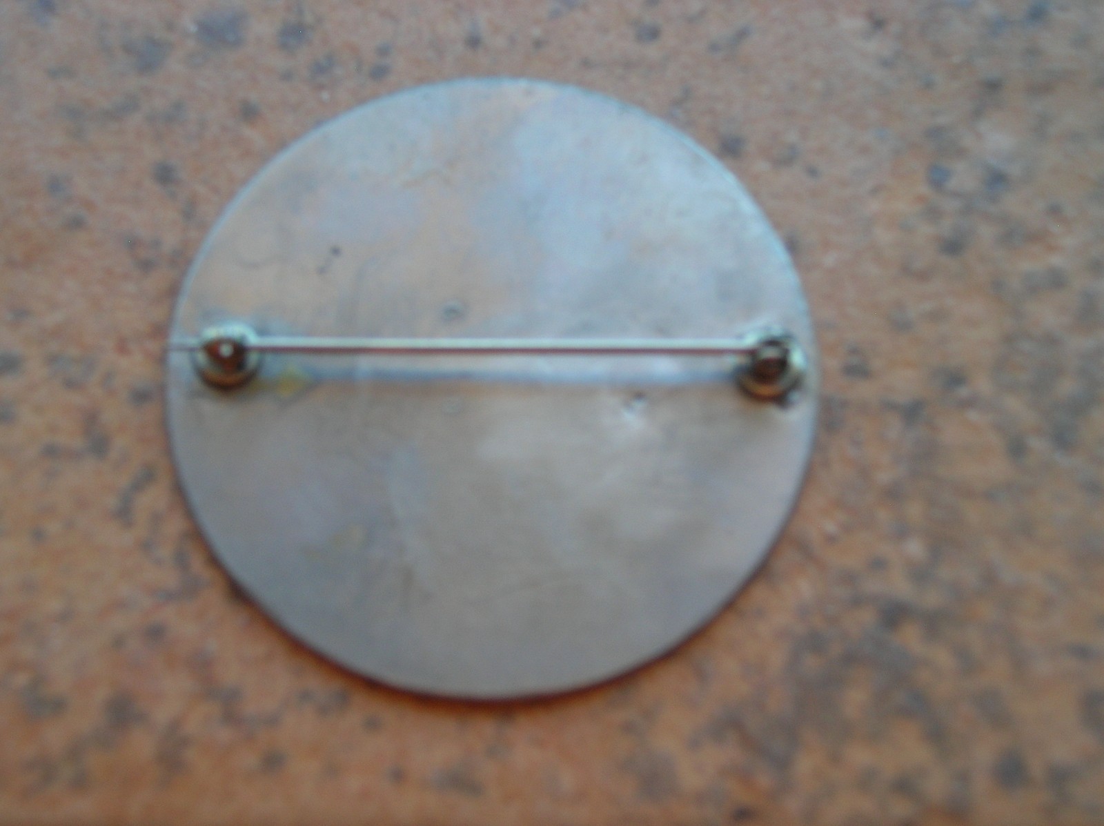Aluminum Arts & Crafts Poppy Pin Brooch