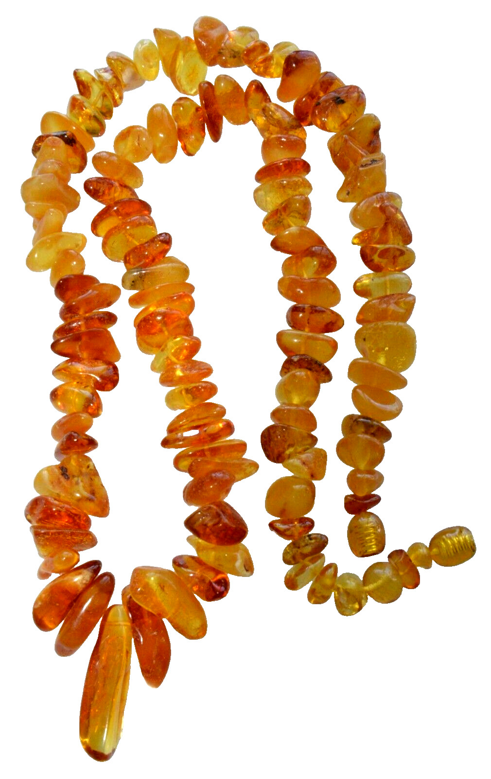 ✅54cm = 34gr RUSSIAN SOVIET BALTIC AMBER BEAD NECKLACE 琥珀 BRACELET STONE PENDANT