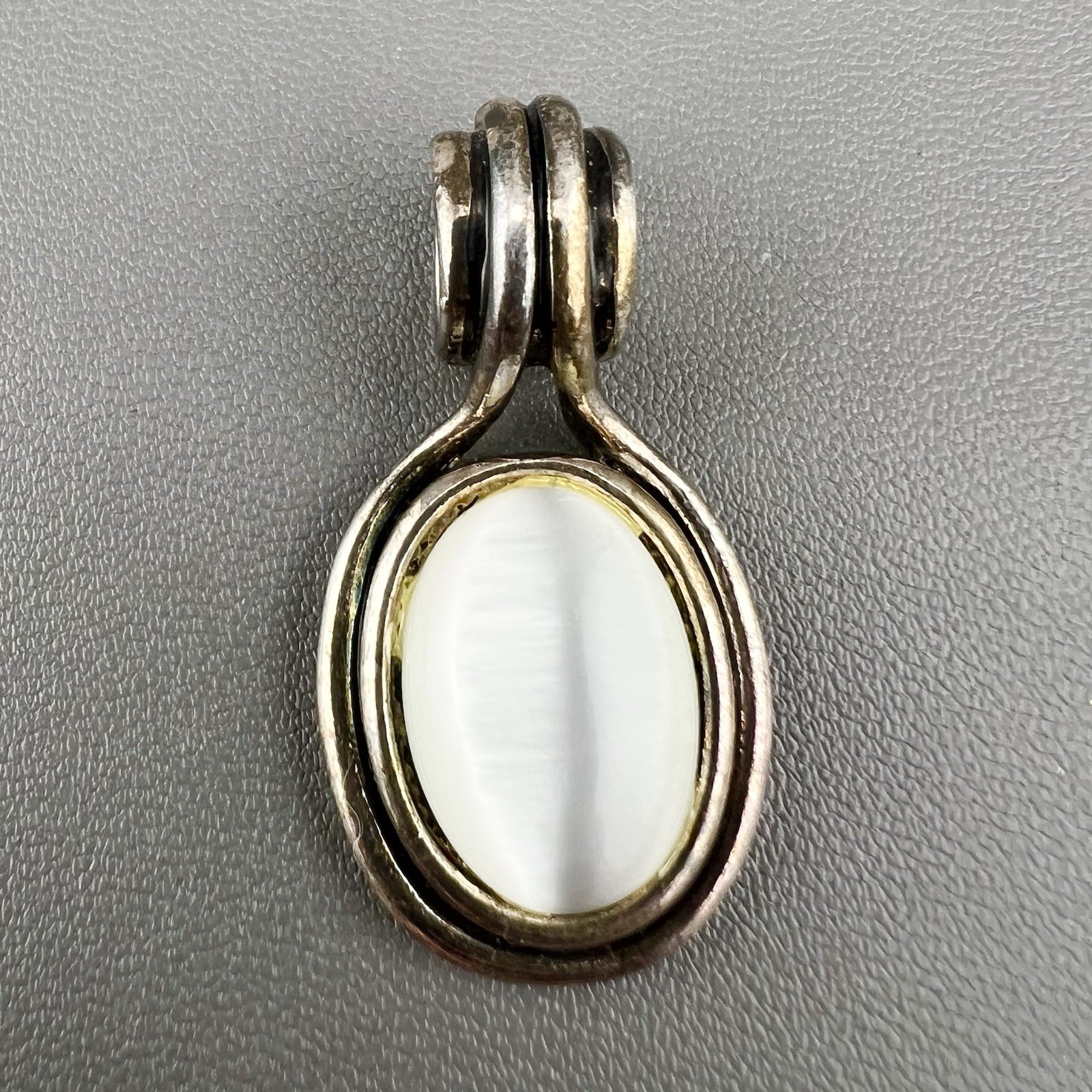 Vintage Pendant Lot Stone Glass Silver Tone Sterling Silver Some Signed