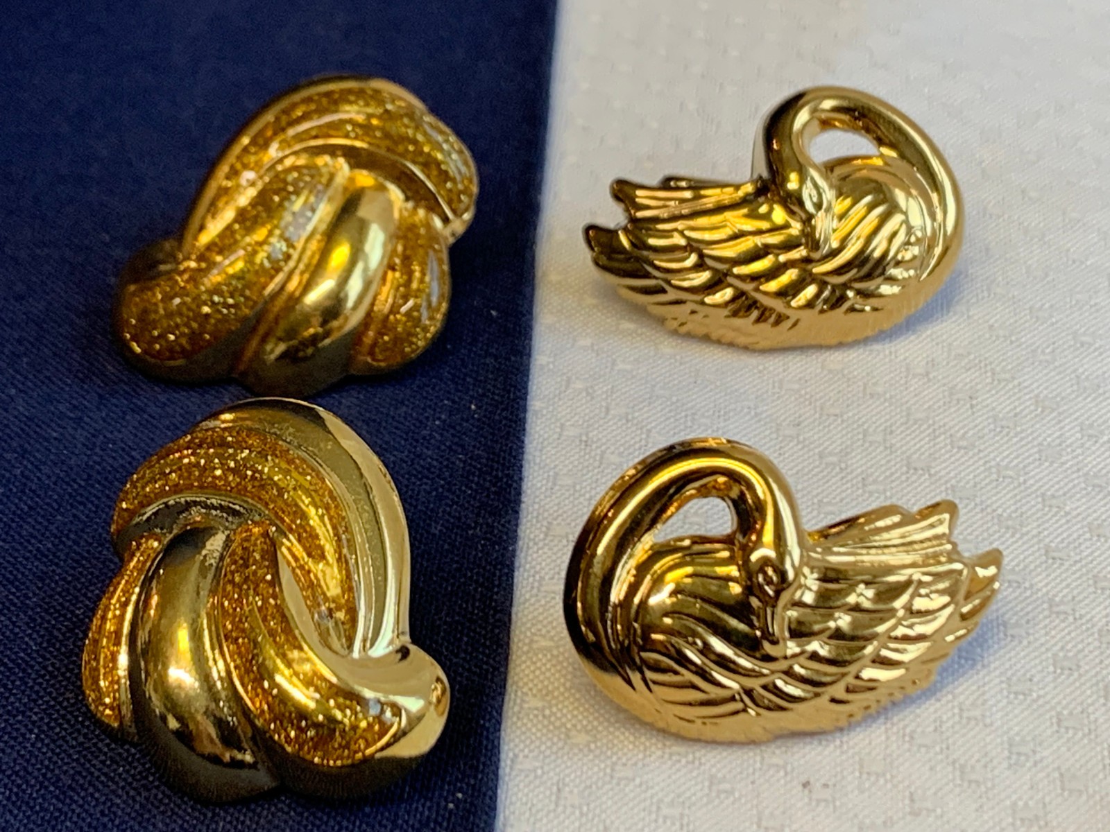 Vtg Earring Lot Costume Jewelry Monet LTR Avon Camphor Glass Enamel Faux Gems