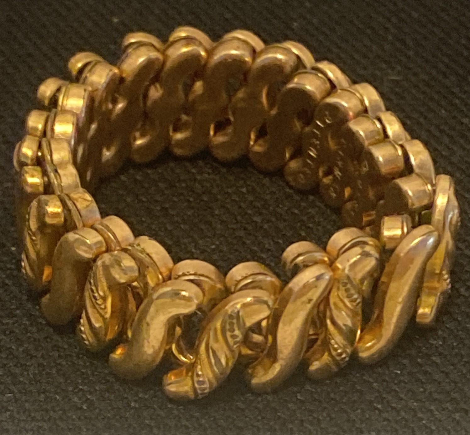 DFB Co Carmen Womens Sweetheart Expansion Bracelet Gold Filled For Small Wrist.