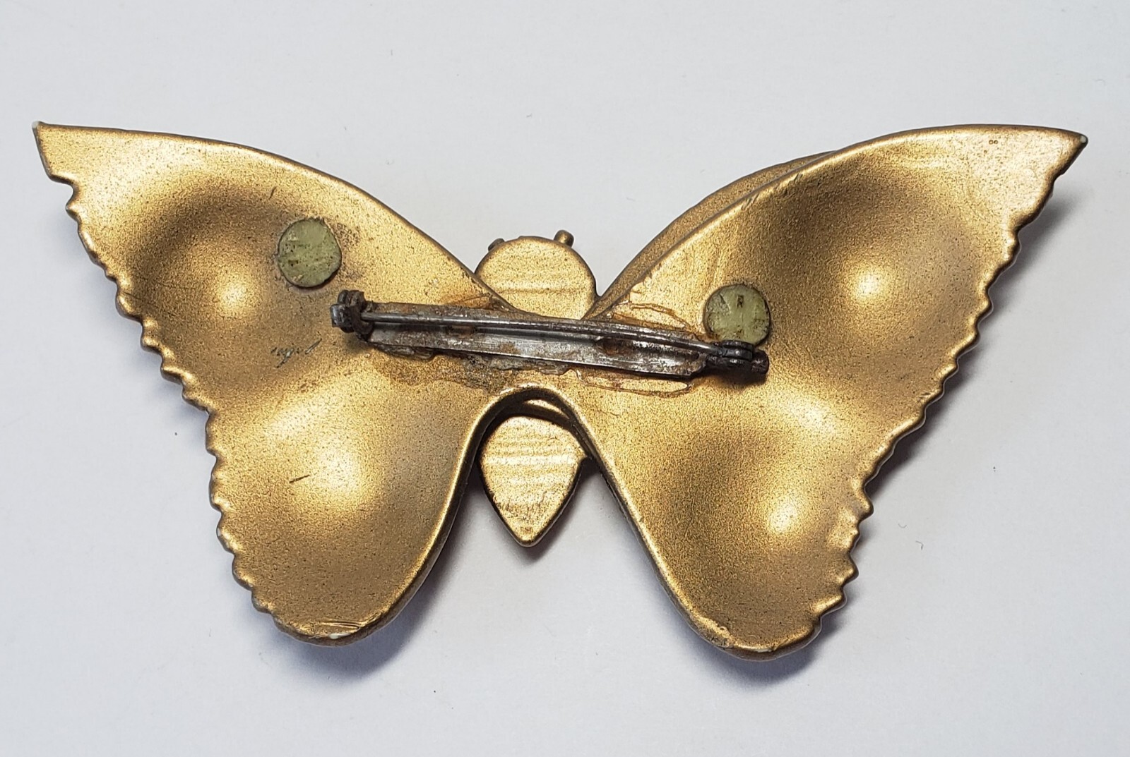 Butterfly Brooch Pin 4 in READ- Guessing Painted Bakelite – Vintage