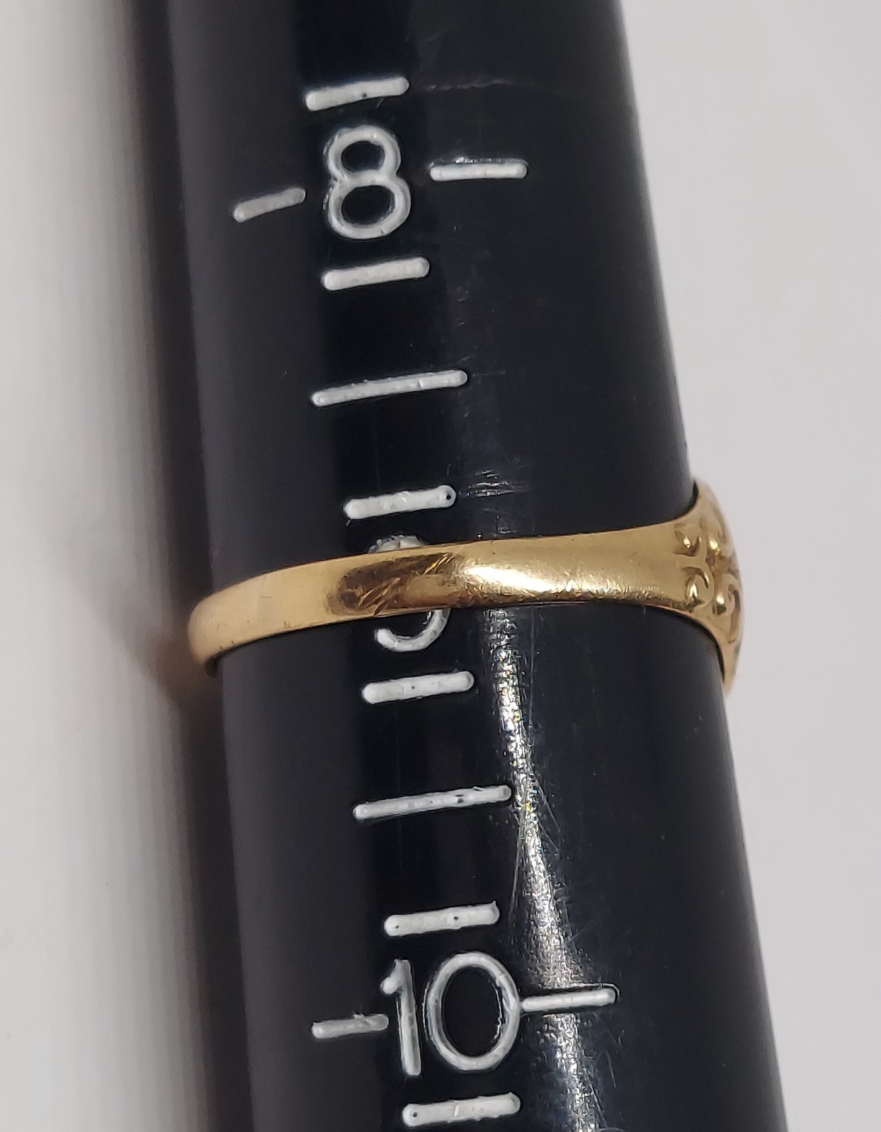 vintage ladies Victorian 14K yellow Gold Signet Ring antique size 9