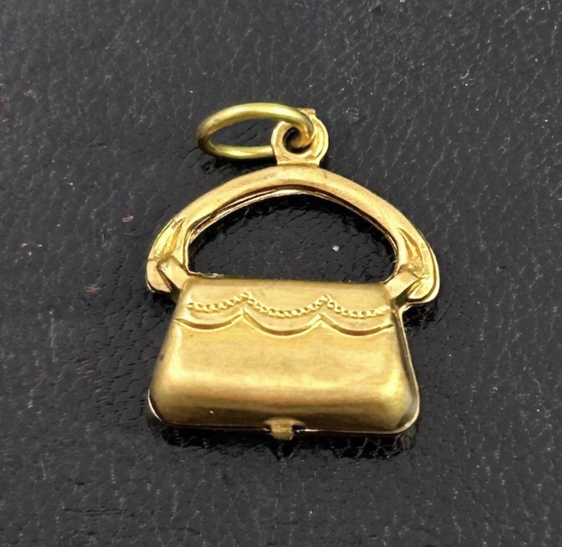 Vintage Charm Pendant Brass Purse Charm Vintage Jewelry Charm For Women Gift