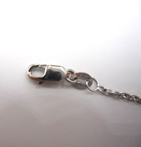 14K White Gold & Swiss Blue Topaz Drop Station Necklace 16″-18″ by Royal Chain