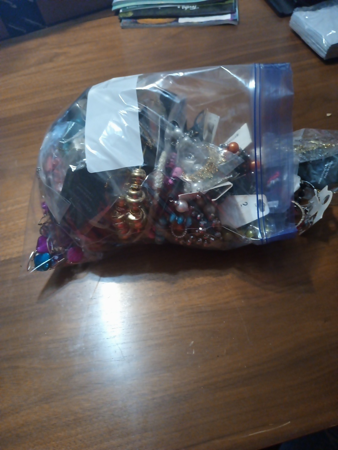 3 LB LOT Of New Costume Jewelry Mixed Most Still Have Tags Some Are Priced